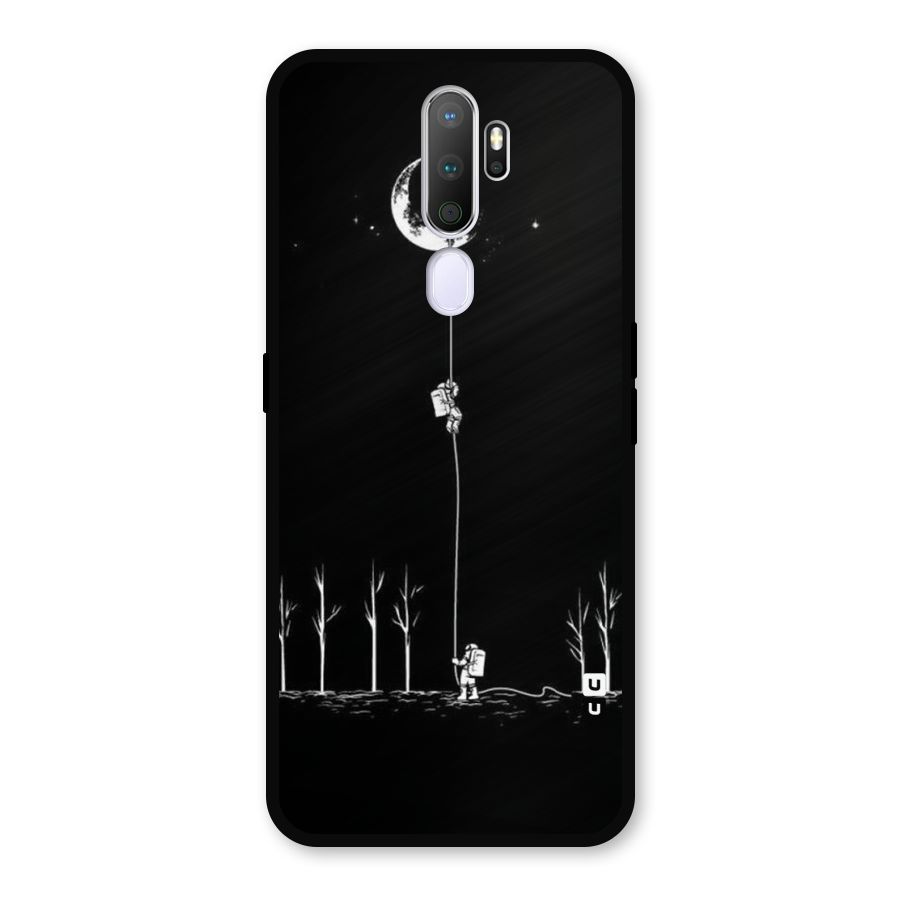 Moon Man Metal Back Case for Oppo A9 (2020)