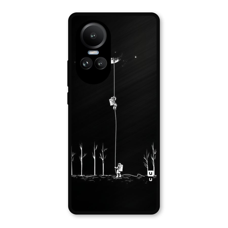 Moon Man Metal Back Case for Oppo Reno10