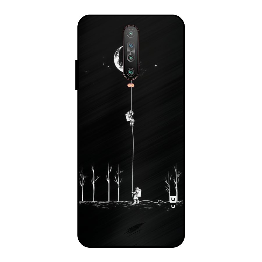 Moon Man Metal Back Case for Poco X2