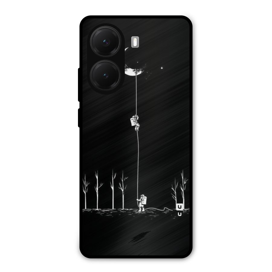 Moon Man Metal Back Case for Poco X7 Pro