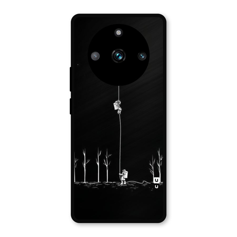 Moon Man Metal Back Case for Realme 11 Pro Plus