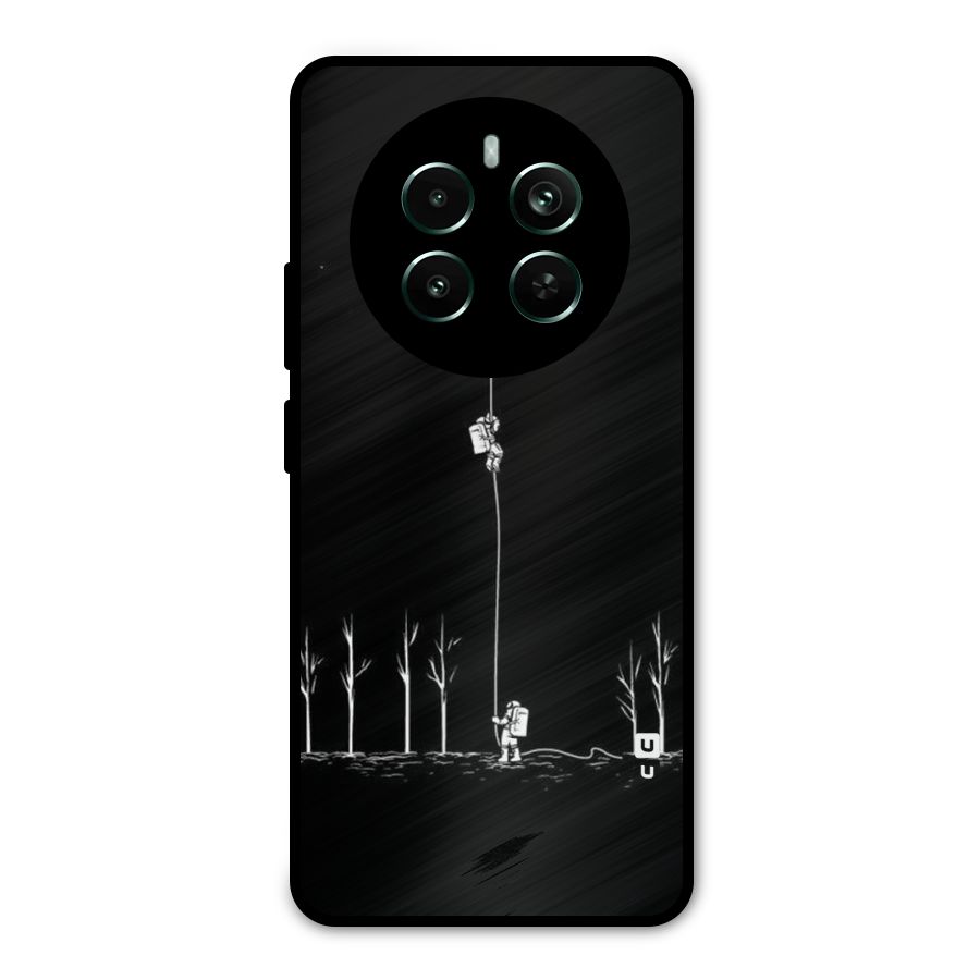 Moon Man Metal Back Case for Realme 12 Pro Plus