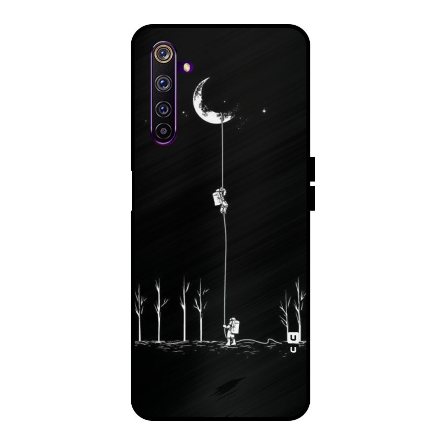 Moon Man Metal Back Case for Realme 6 Pro