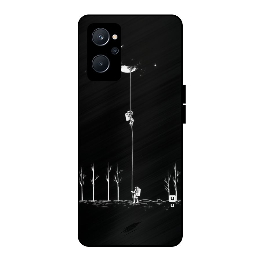 Moon Man Metal Back Case for Realme 9i 5G