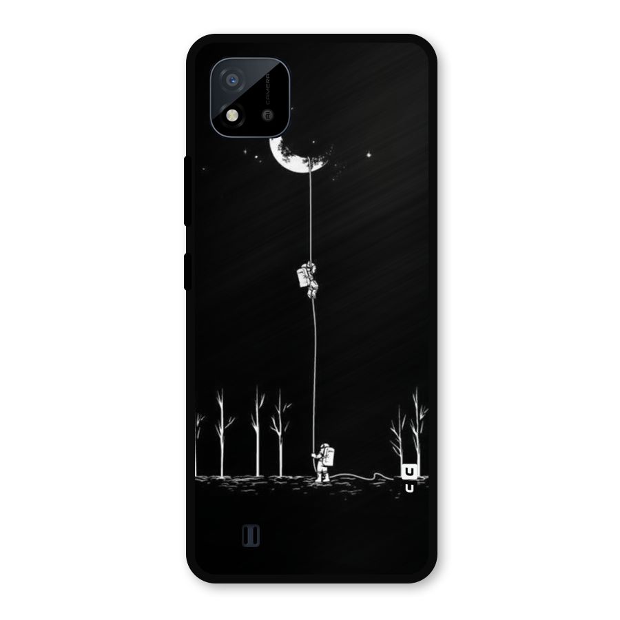Moon Man Metal Back Case for Realme C11 2021