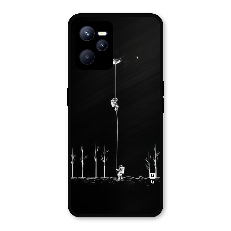 Moon Man Metal Back Case for Realme C35