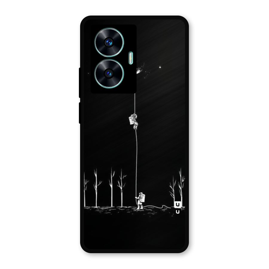 Moon Man Metal Back Case for Realme C55