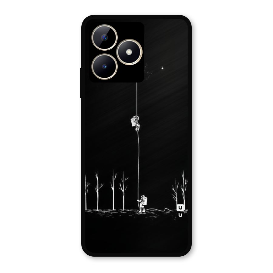 Moon Man Metal Back Case for Realme Narzo N53