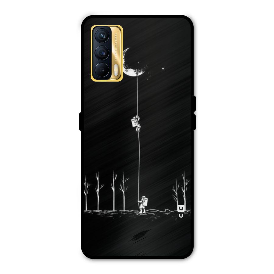 Moon Man Metal Back Case for Realme X7