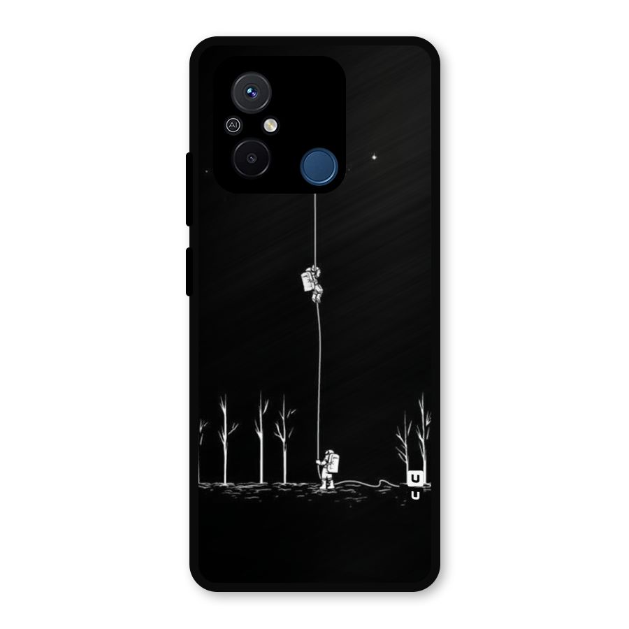 Moon Man Metal Back Case for Redmi 12C