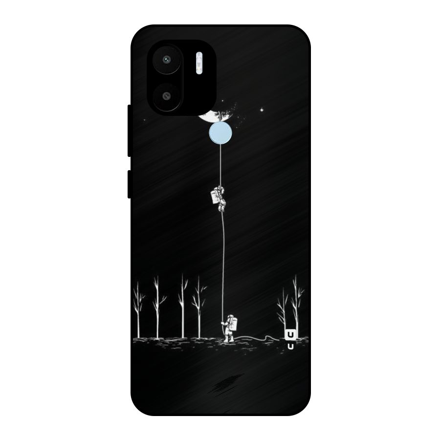 Moon Man Metal Back Case for Redmi A2+