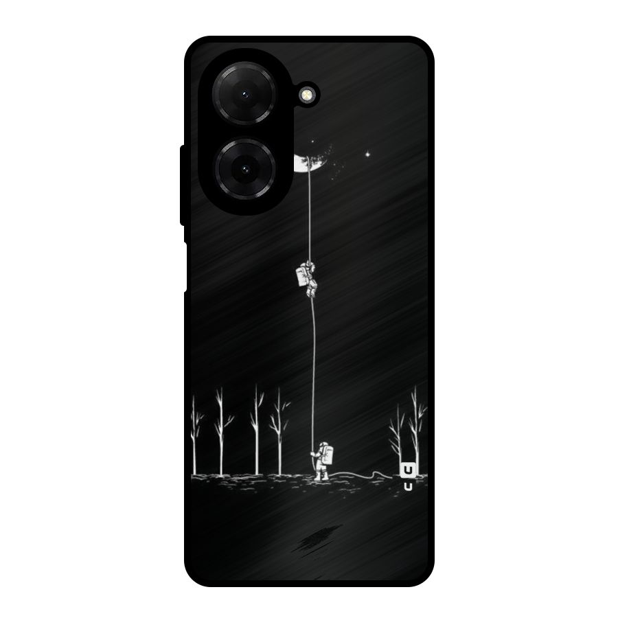 Moon Man Metal Back Case for Redmi A5 4G