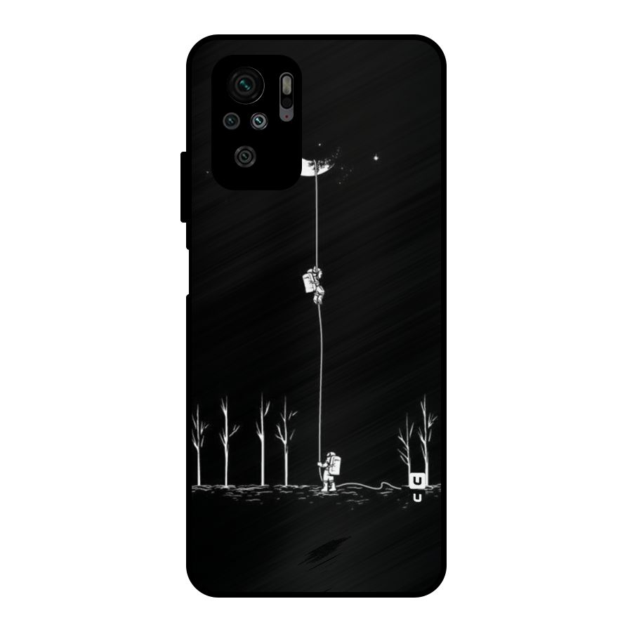Moon Man Metal Back Case for Redmi Note 10S