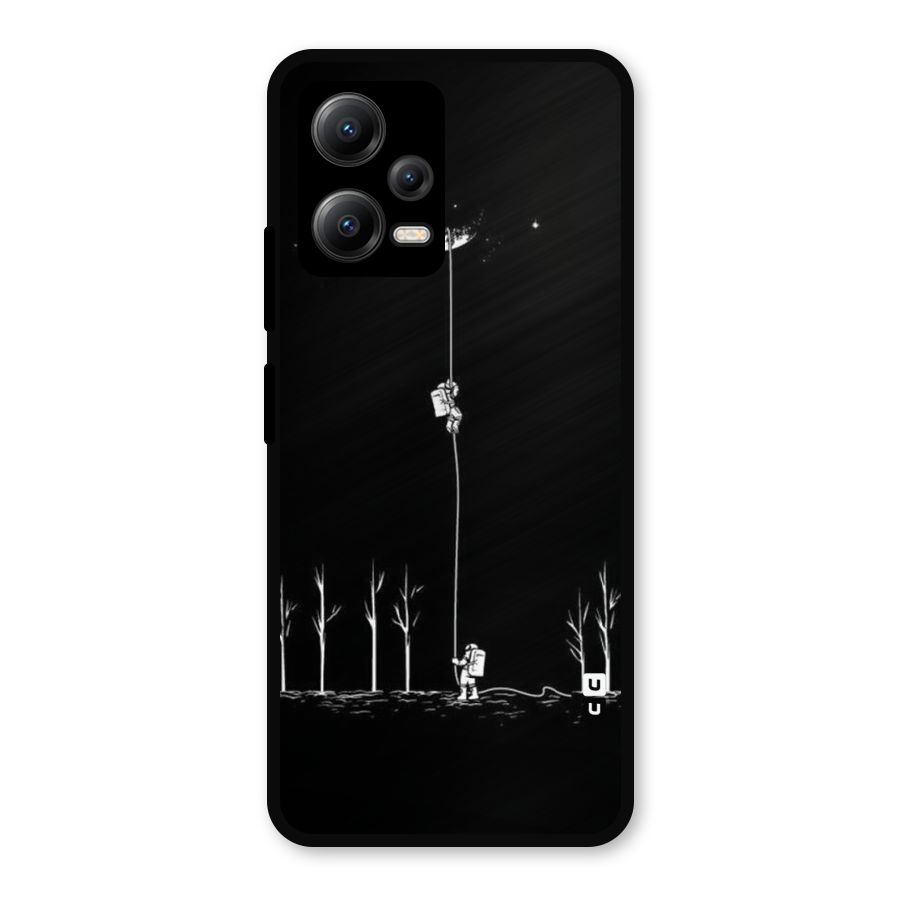 Moon Man Metal Back Case for Redmi Note 12 5G