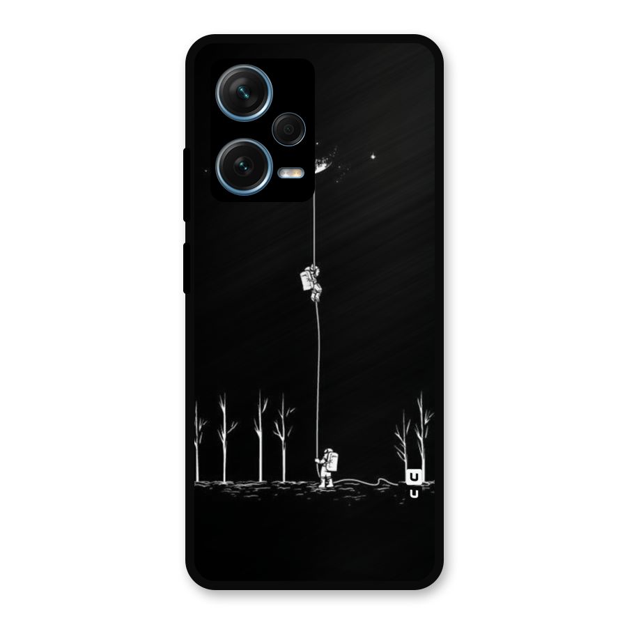 Moon Man Metal Back Case for Redmi Note 12 Pro Plus 5G
