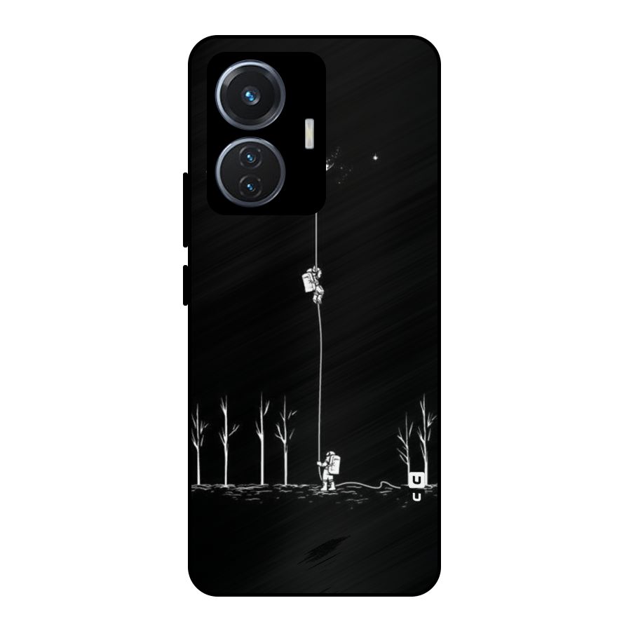 Moon Man Metal Back Case for Vivo T1 44W