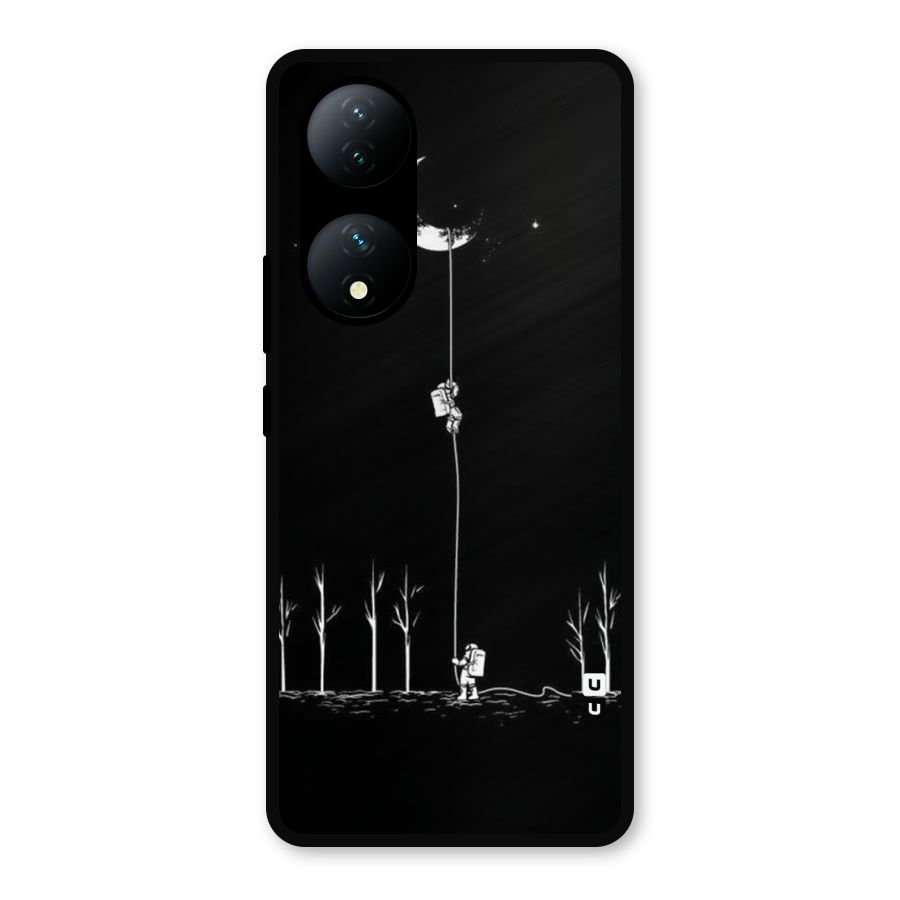 Moon Man Metal Back Case for Vivo T2