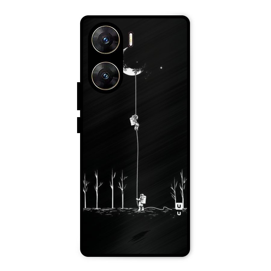 Moon Man Metal Back Case for Vivo V29e