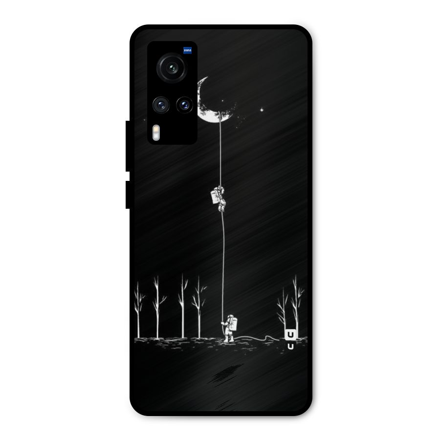 Moon Man Metal Back Case for Vivo X60