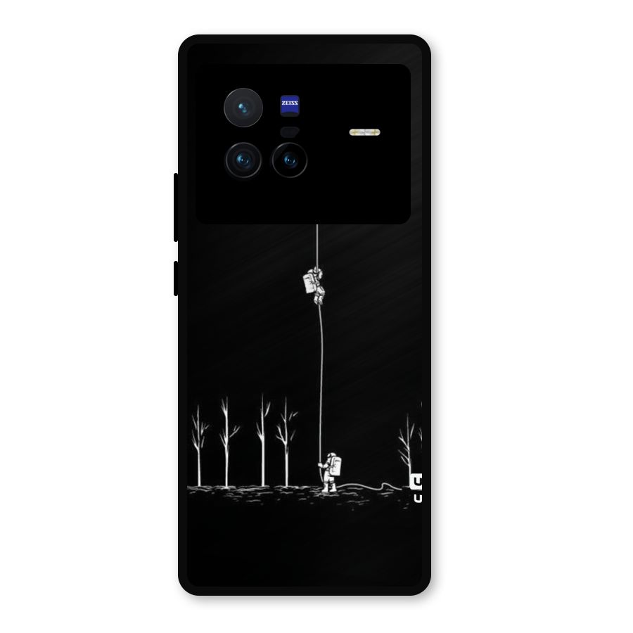 Moon Man Metal Back Case for Vivo X80