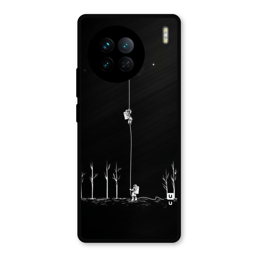 Moon Man Metal Back Case for Vivo X90