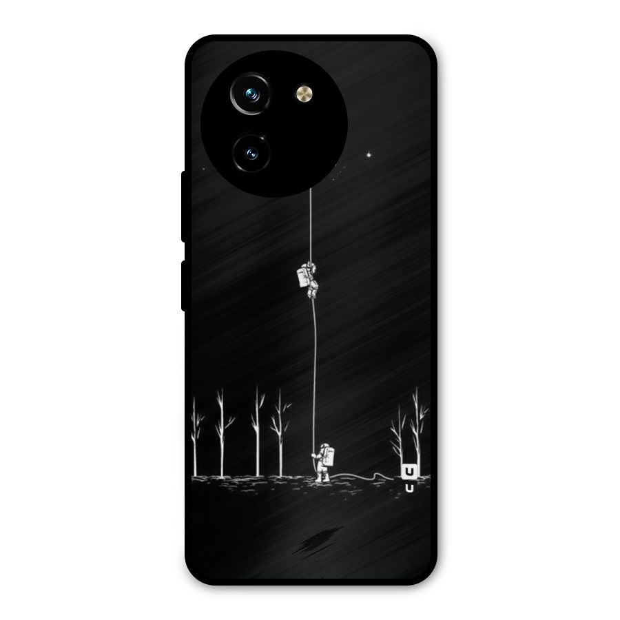 Moon Man Metal Back Case for Vivo Y200i