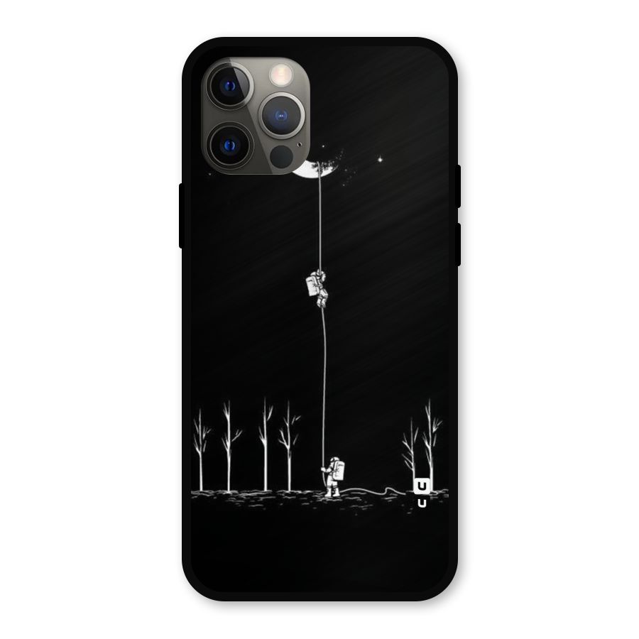 Moon Man Metal Back Case for iPhone 12 Pro