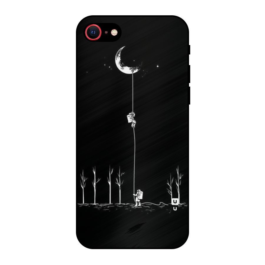 Moon Man Metal Back Case for iPhone 7