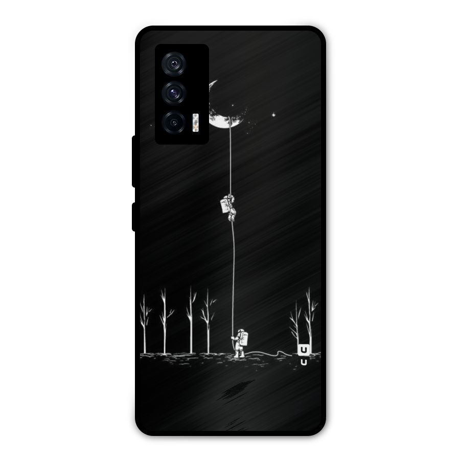 Moon Man Metal Back Case for iQOO 7 5G