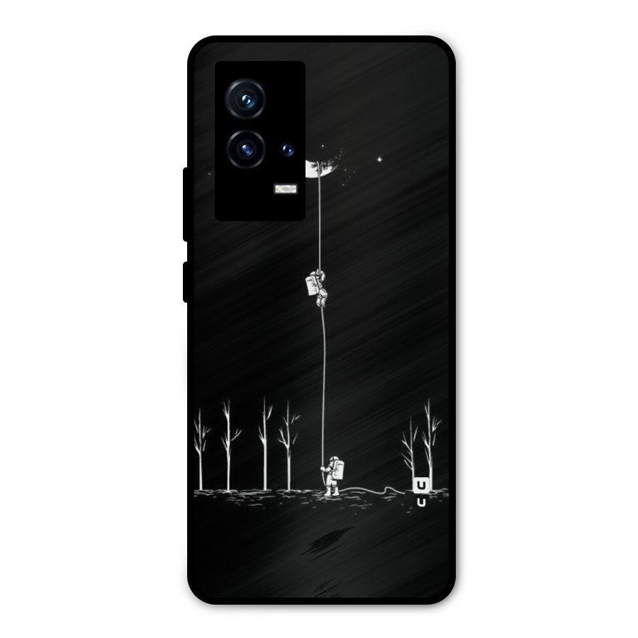 Moon Man Metal Back Case for iQOO 9 5G