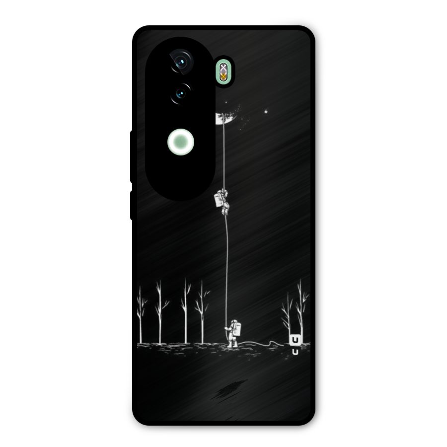 Moon Man Metal Back Case for iQOO Z9s