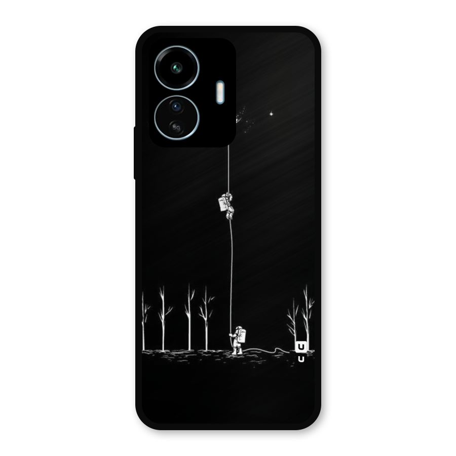 Moon Man Metal Back Case for vivo iQOO Z6 Lite 5G