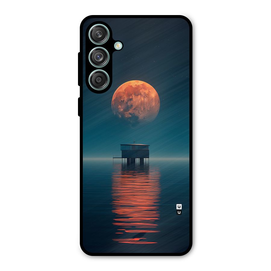 Moon Sea Metal Back Case for Galaxy M55 5G