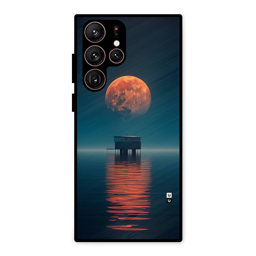 Moon Sea Metal Back Case for Galaxy S22 Ultra 5G