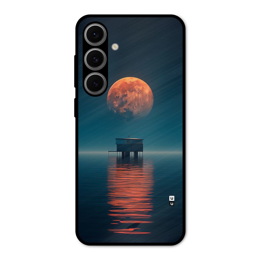 Moon Sea Metal Back Case for Galaxy S24 FE