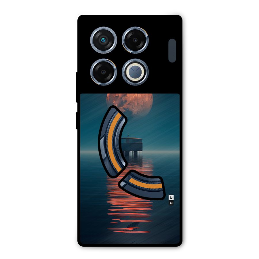 Moon Sea Metal Back Case for Infinix GT 20 Pro