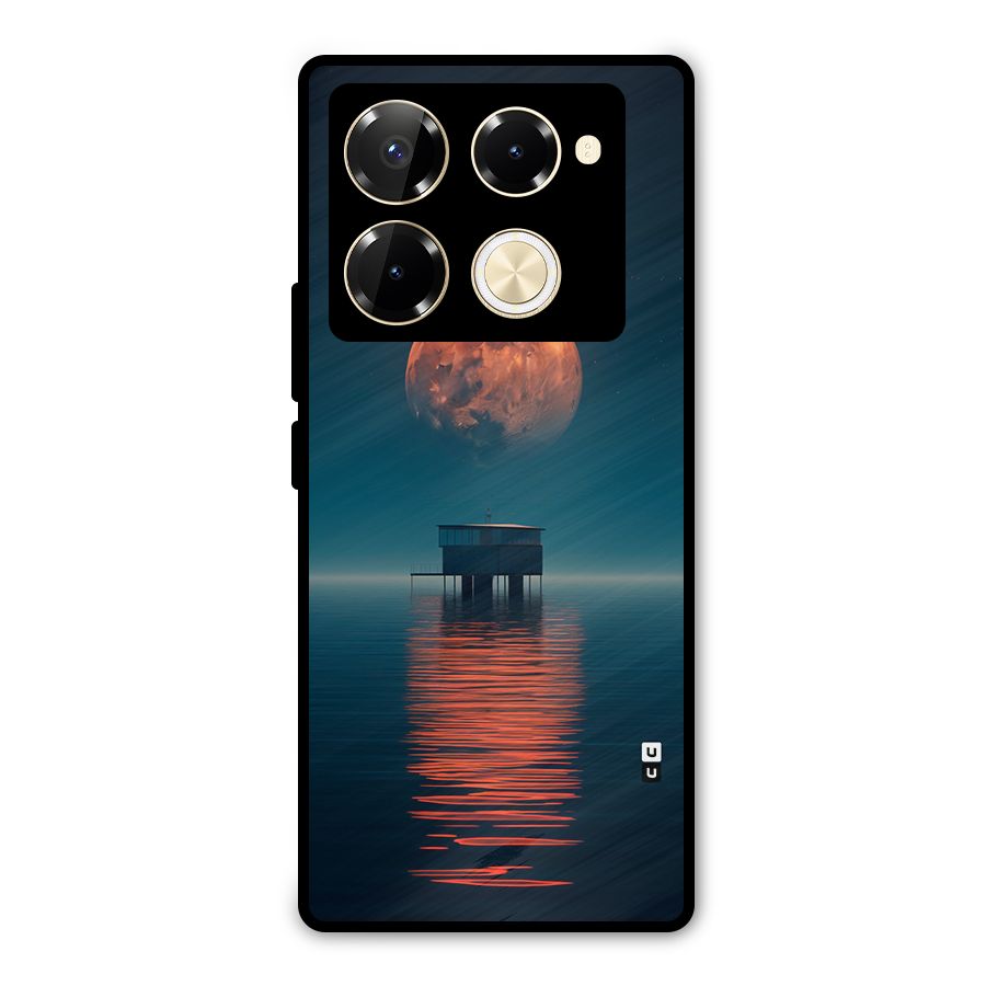Moon Sea Metal Back Case for Infinix Note 40 Pro Plus