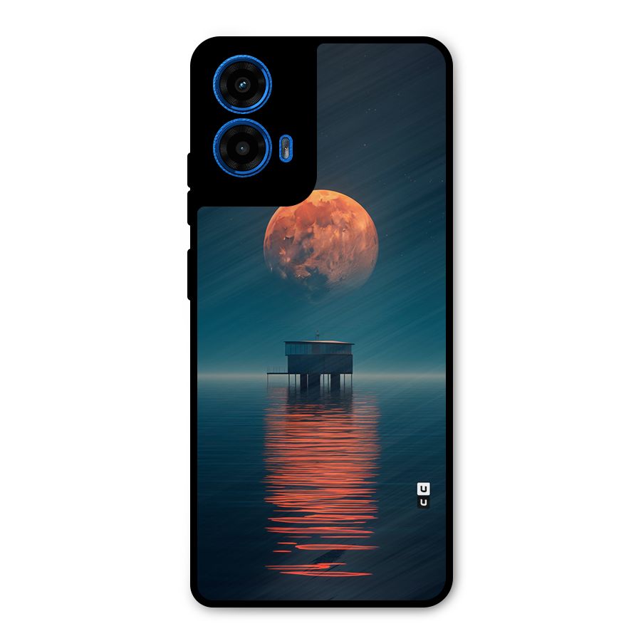 Moon Sea Metal Back Case for Moto G45