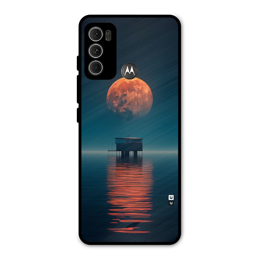 Moon Sea Metal Back Case for Moto G60