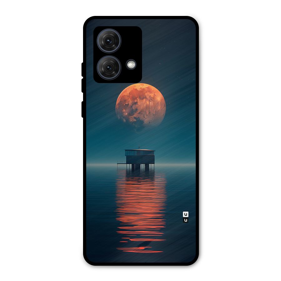 Moon Sea Metal Back Case for Moto G84