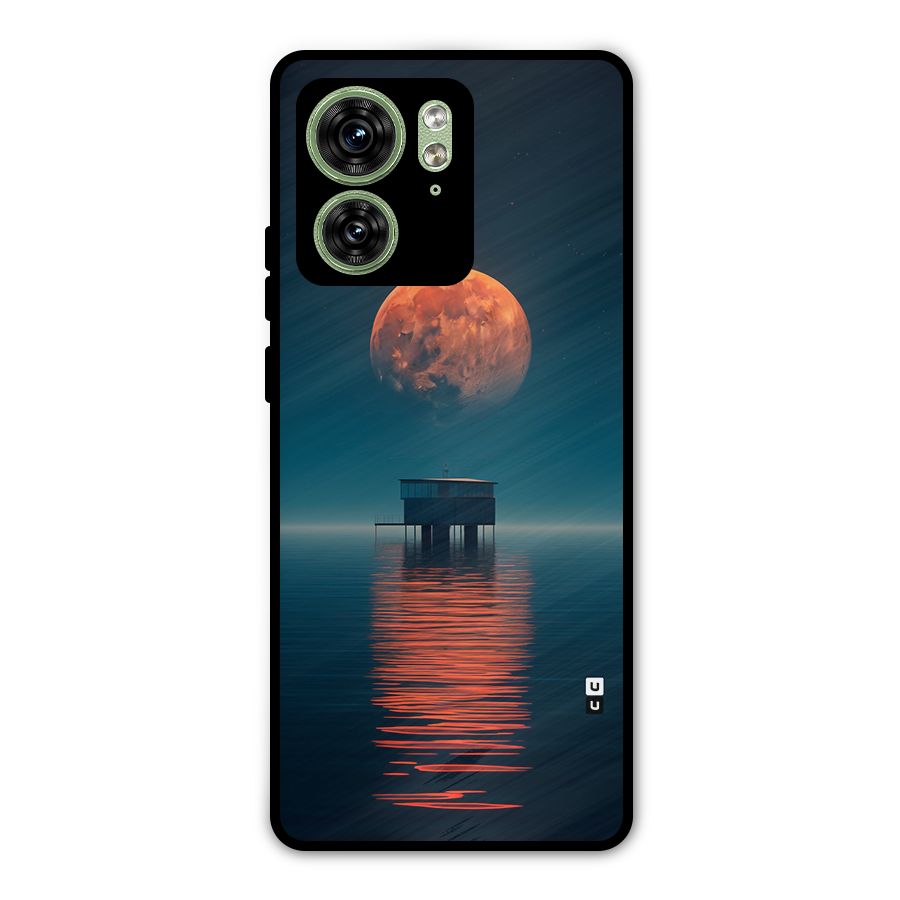 Moon Sea Metal Back Case for Motorola Edge 40 5G