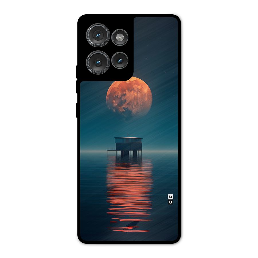 Moon Sea Metal Back Case for Motorola Edge 50