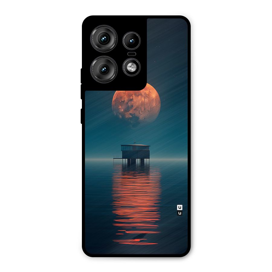 Moon Sea Metal Back Case for Motorola Edge 50 Pro