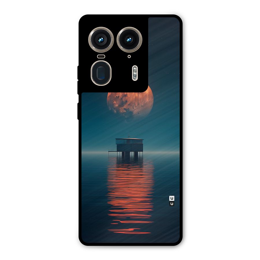 Moon Sea Metal Back Case for Motorola Edge 50 Ultra