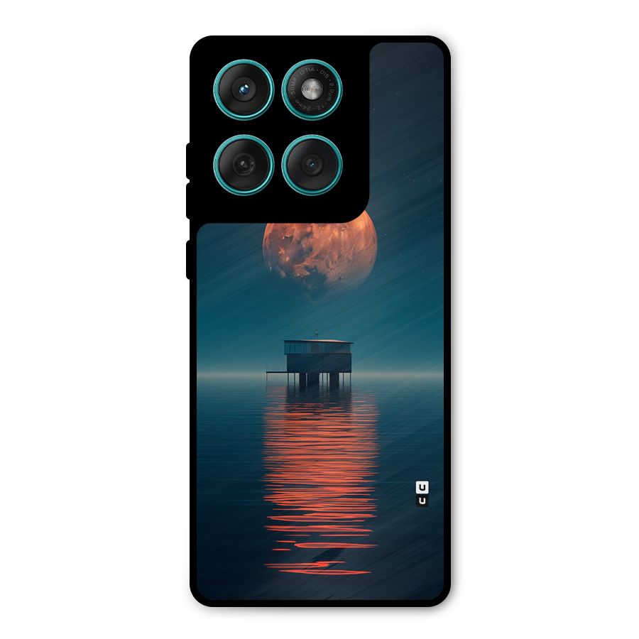 Moon Sea Metal Back Case for Motorola Edge 60 Fusion