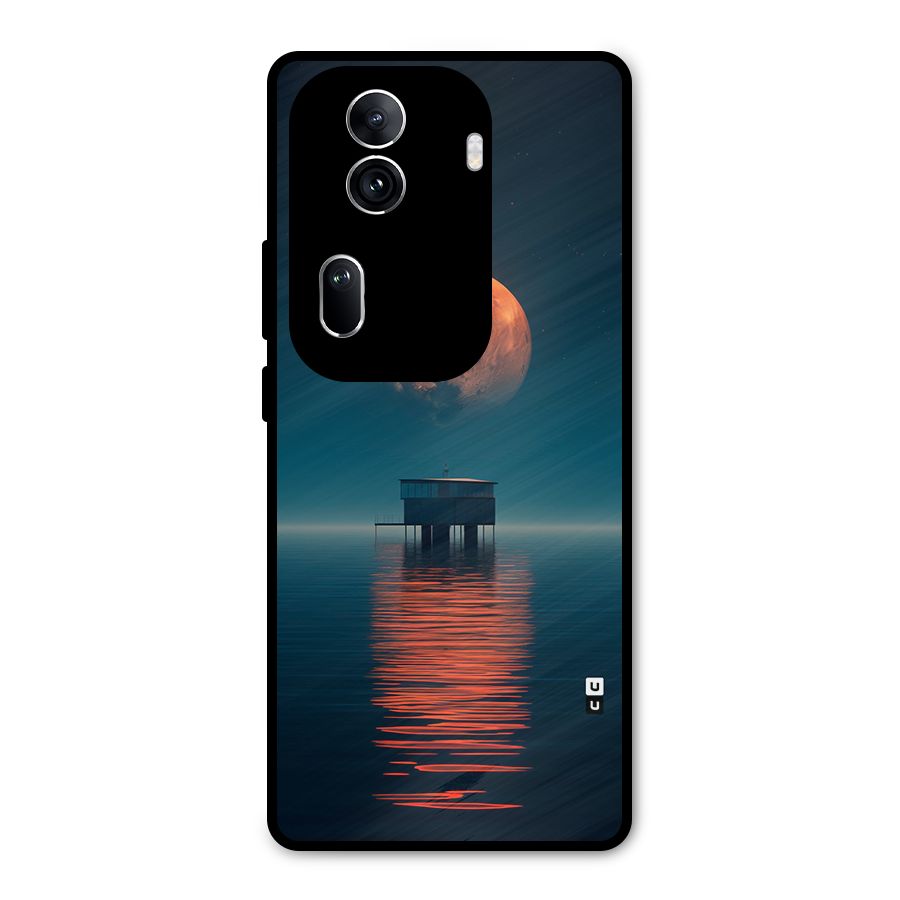 Moon Sea Metal Back Case for Oppo Reno11 Pro 5G