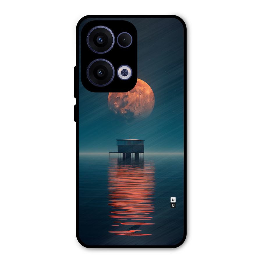 Moon Sea Metal Back Case for Oppo Reno13