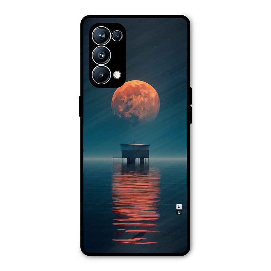 Moon Sea Metal Back Case for Oppo Reno5 Pro 5G