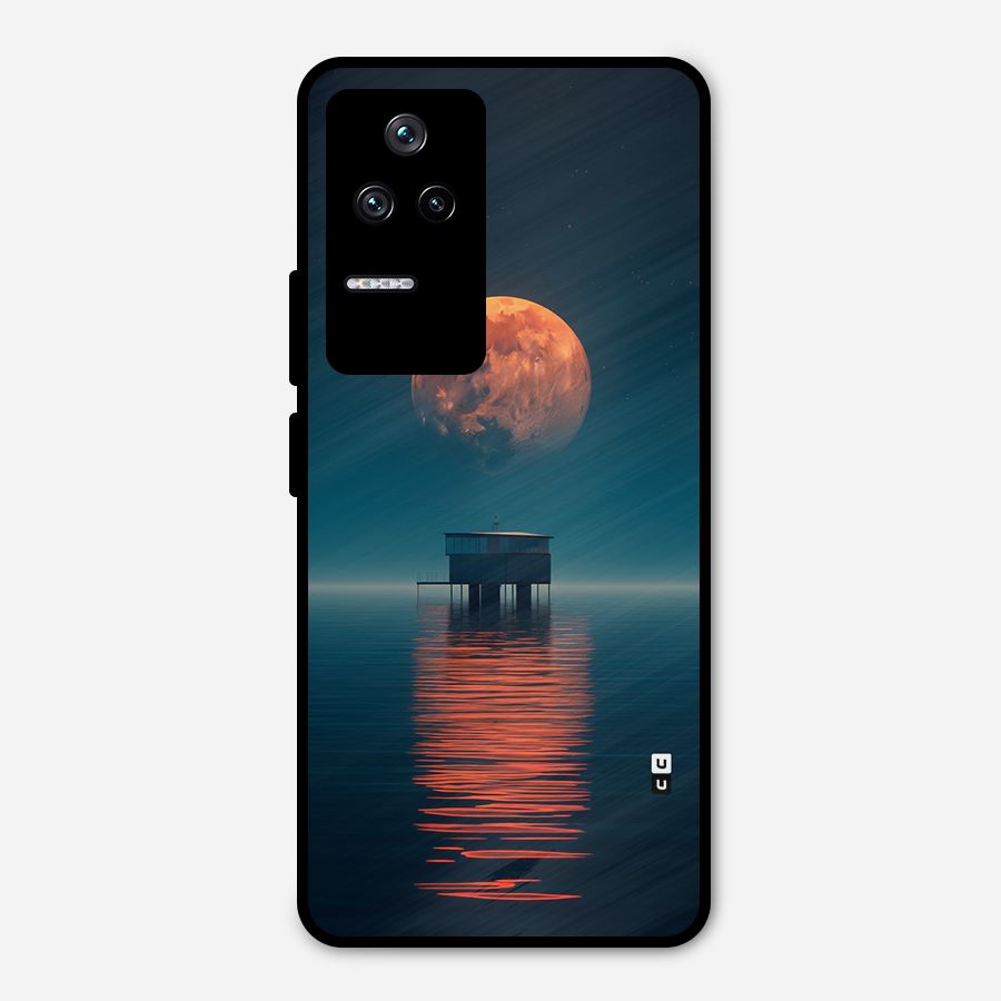 Moon Sea Metal Back Case for Poco F4 5G