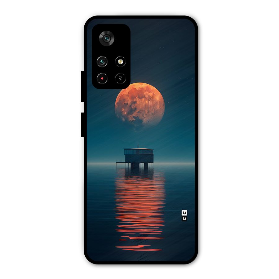 Moon Sea Metal Back Case for Poco M4 Pro 5G